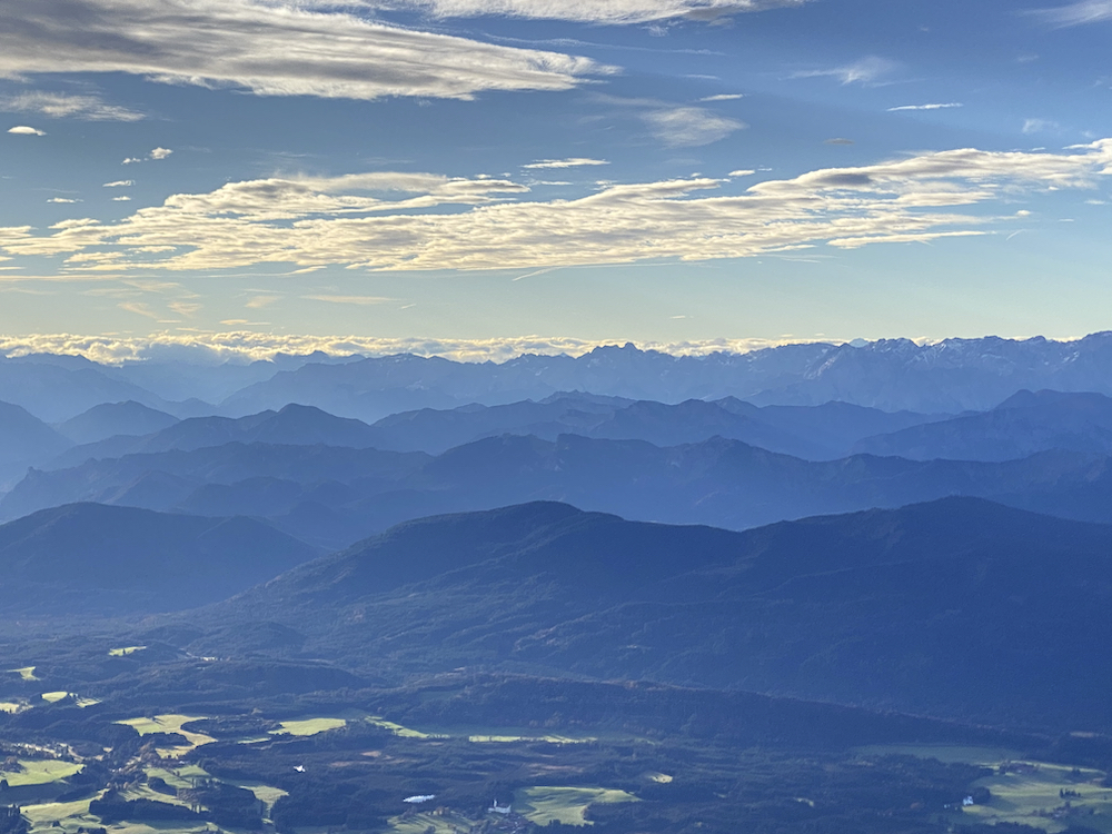 Alpen Ballonfahrt München mit Aeroballonsport Ammergauer Alpen