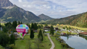 Abenteuerliche Ballonfahrt über bayerische Alpen